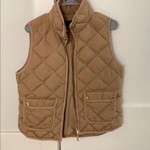 J Crew quilted puffer vest